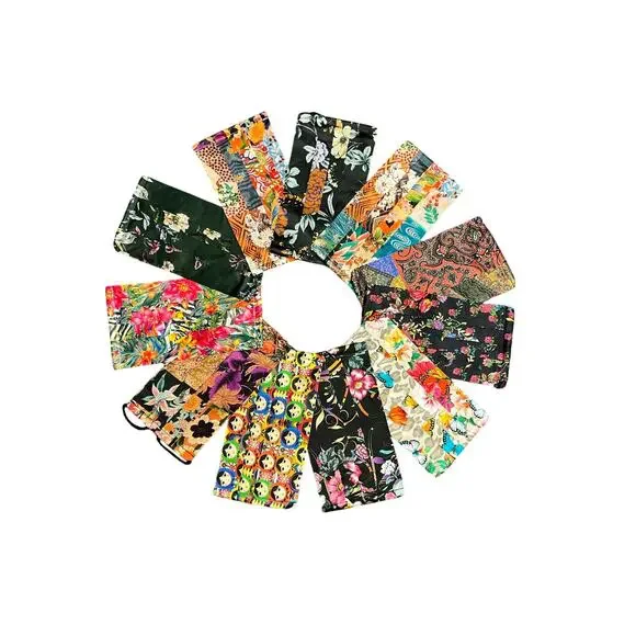 Johnny Was Silk & Cotton Face Masks 3pk - Picture 1 of 2